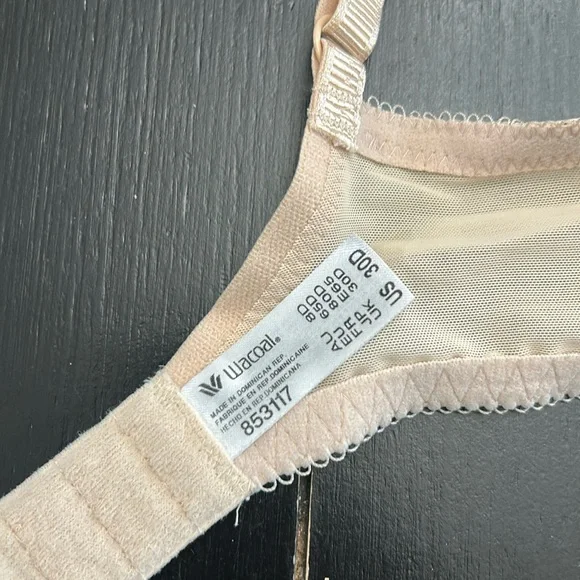 NWT Wacoal Women's La Femme Contour Bra Size 30D 853117 - Picture 7 of 8